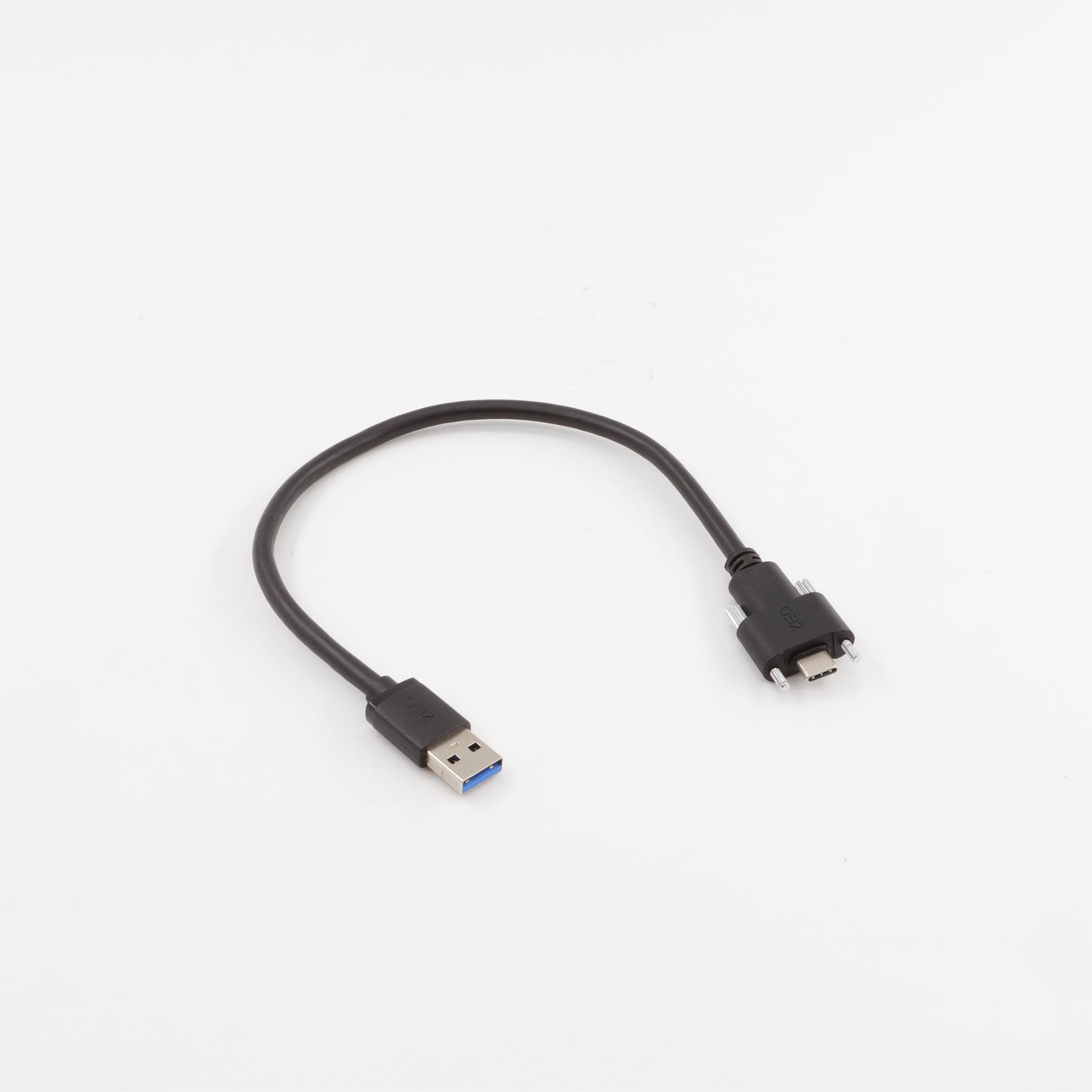 USB 3.0 Type-C Dual Dcrew Locking Cable 0.3m