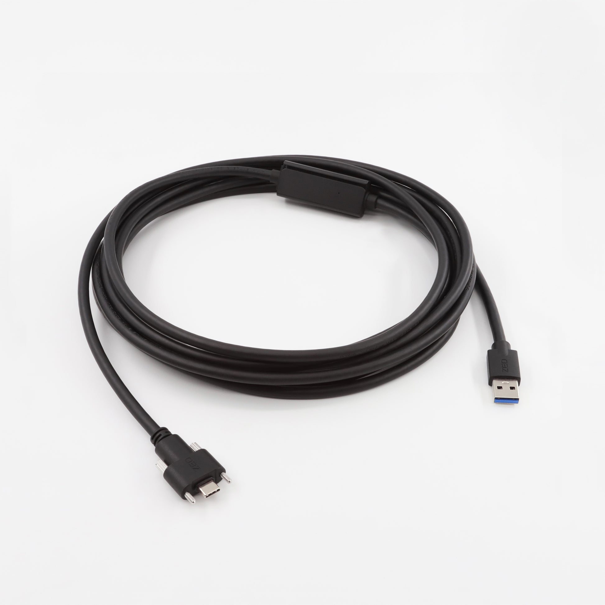 USB 3.0 Type-C Dual Dcrew Locking Cable 5m